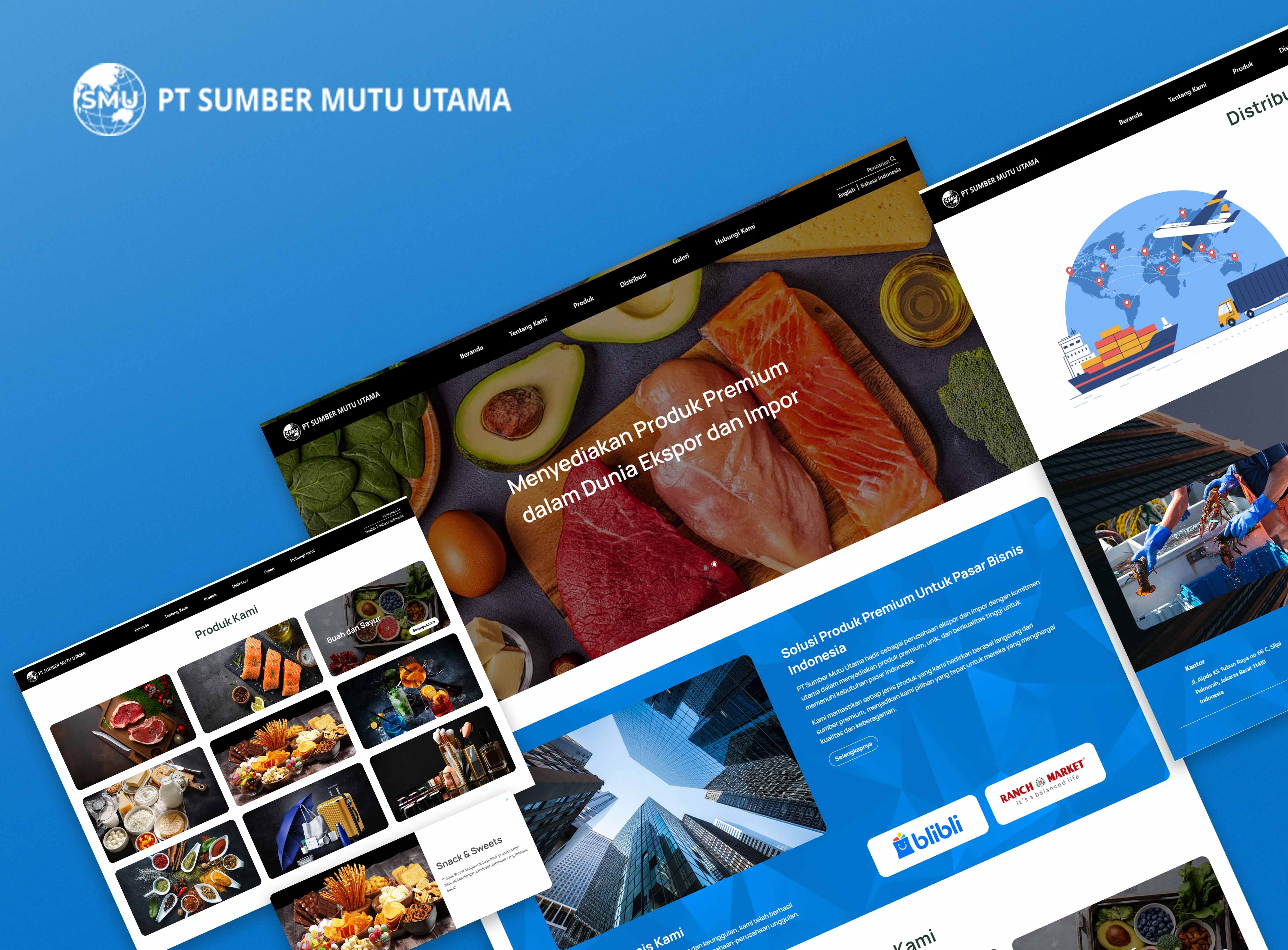 Portfolio Gerai Jasa Pembuatan Website (Sumber Mutu - Website Company Profile) Overview