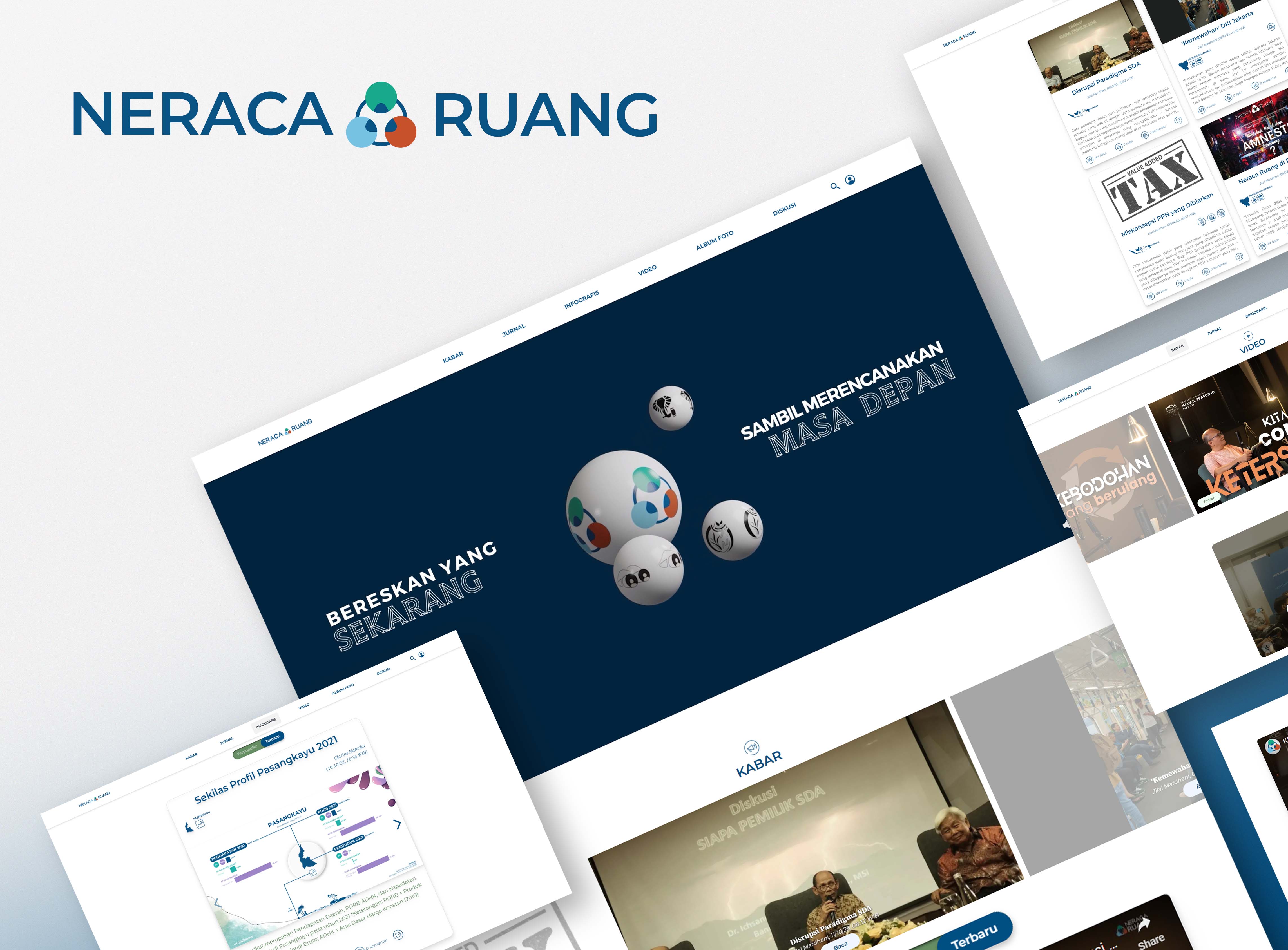 Portfolio Gerai Jasa Pembuatan Website (Neraca Ruang - Website Informasi) Overview